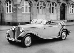 Audi Front UW 220 Sport Cabriolet von Glaser 1933 года